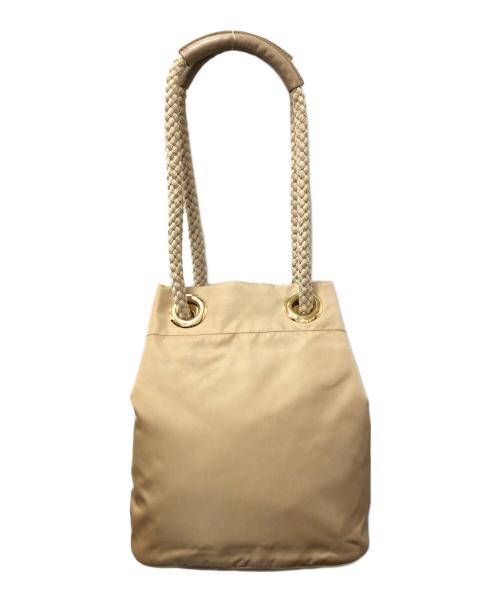 PRADA（プラダ）PRADA (プラダ) マリナースモール Re-Nylon バケットバッグ ブラウンの古着・服飾アイテム