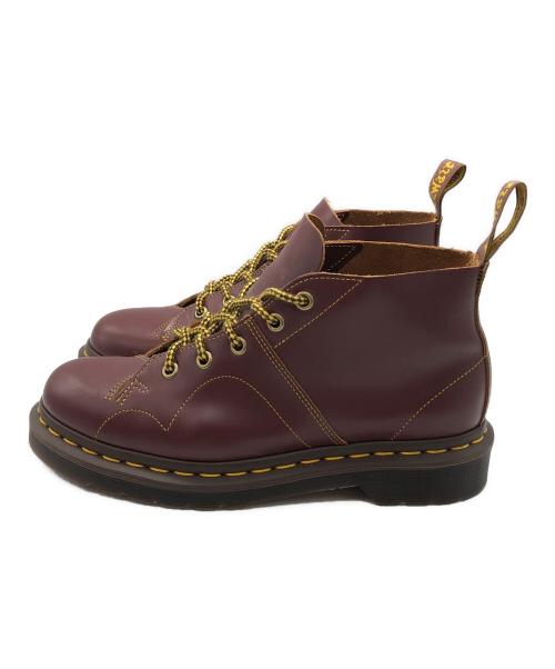 Dr.Martens（ドクターマーチン）Dr.Martens (ドクターマーチン) CHURCH LACE LOW BOOT ボルドー サイズ:UK5の古着・服飾アイテム