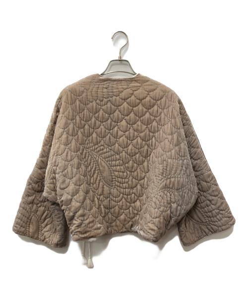 TOWAVASE（トワヴァーズ）TOWAVASE (トワヴァーズ) パーマネントトワヴァーズジャケット ブラウン サイズ:下記参照の古着・服飾アイテム