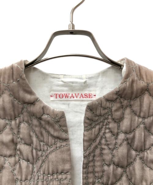 TOWAVASE（トワヴァーズ）TOWAVASE (トワヴァーズ) パーマネントトワヴァーズジャケット ブラウン サイズ:下記参照の古着・服飾アイテム