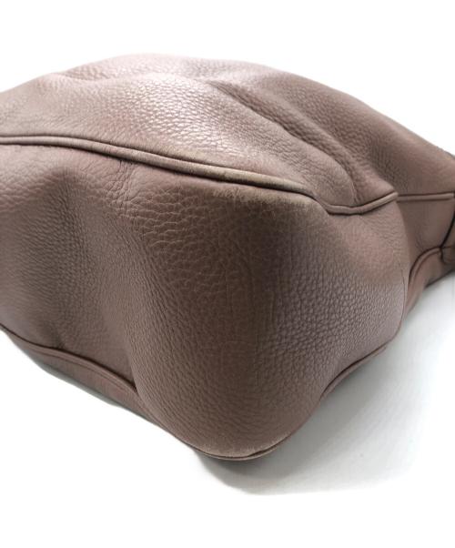 GUCCI（グッチ）GUCCI (グッチ) バンブー ダイアナ レザー ショルダーバッグ ブラウン サイズ:下記参照の古着・服飾アイテム