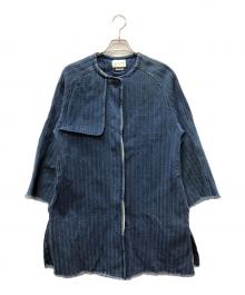 ISABEL MARANT ETOILE（イザベルマランエトワール）の古着「ロングコート」｜インディゴ