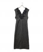 JUSGLITTYジャスグリッティー）の古着「ノースリーブワンピース」｜ブラック