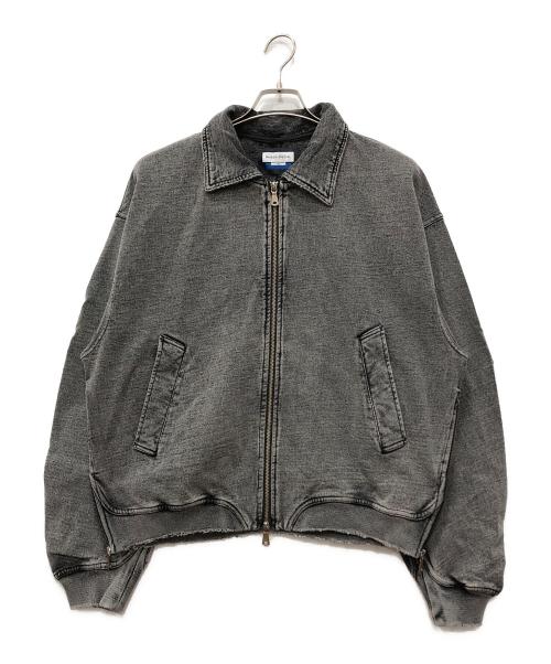 MAISON SPECIAL（メゾンスペシャル）MAISON SPECIAL (メゾンスペシャル) Prime-Over Chemical Over-Dye Sweat Zip Up Blouson ブラック サイズ:1の古着・服飾アイテム