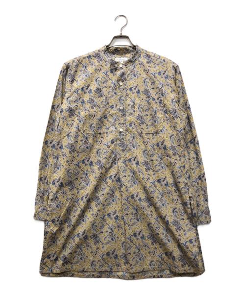 Engineered Garments（エンジニアド ガーメンツ）Engineered Garments (エンジニアド ガーメンツ) Grandpa Shirt - Cotton Paisley ベージュ サイズ:Sの古着・服飾アイテム