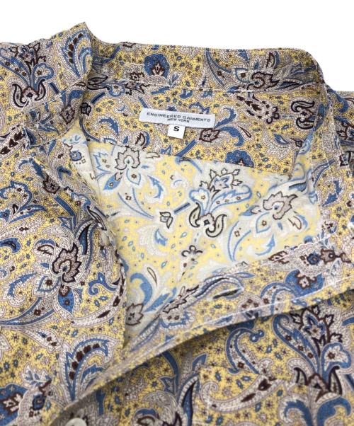 Engineered Garments（エンジニアド ガーメンツ）Engineered Garments (エンジニアド ガーメンツ) Grandpa Shirt - Cotton Paisley ベージュ サイズ:Sの古着・服飾アイテム