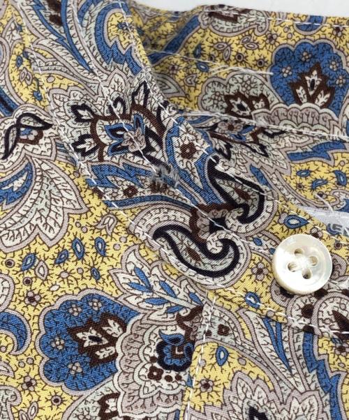 Engineered Garments（エンジニアド ガーメンツ）Engineered Garments (エンジニアド ガーメンツ) Grandpa Shirt - Cotton Paisley ベージュ サイズ:Sの古着・服飾アイテム