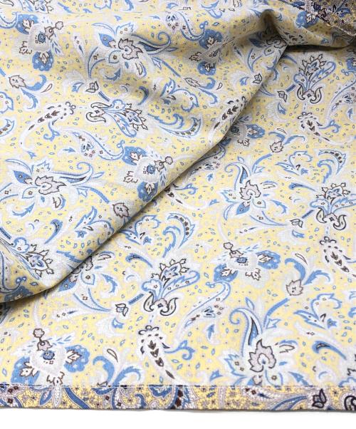 Engineered Garments（エンジニアド ガーメンツ）Engineered Garments (エンジニアド ガーメンツ) Grandpa Shirt - Cotton Paisley ベージュ サイズ:Sの古着・服飾アイテム