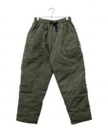 South2 West8×NANGA（サウスツー ウエストエイト×ナンガ）の古着「ベルテッド C.S. ダウン パンツ」｜カーキ