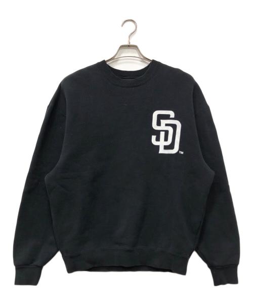 Ron Herman（ロンハーマン）Ron Herman (ロンハーマン) GENUINE MERCHANDISE (ジェニュイン マーチャンダイズ) MLB ダメージ スウェット プルオーバー ブラック サイズ:Mの古着・服飾アイテム