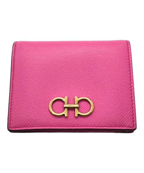 Salvatore Ferragamo（サルヴァトーレ フェラガモ）Salvatore Ferragamo (サルヴァトーレ フェラガモ) ガンチーニ2つ財布 ピンク サイズ:下記参照の古着・服飾アイテム