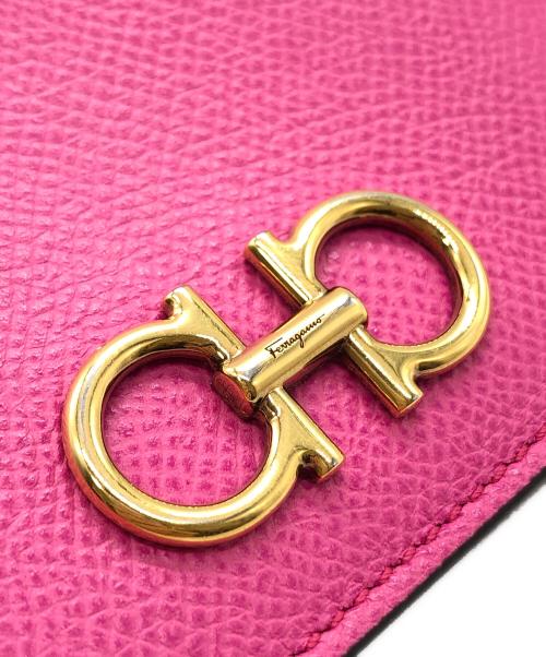 Salvatore Ferragamo（サルヴァトーレ フェラガモ）Salvatore Ferragamo (サルヴァトーレ フェラガモ) ガンチーニ2つ財布 ピンク サイズ:下記参照の古着・服飾アイテム