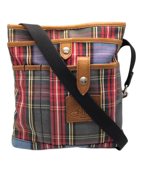 Vivienne Westwood（ヴィヴィアンウエストウッド）Vivienne Westwood (ヴィヴィアンウエストウッド) チェックショルダーバッグ マルチカラー サイズ:下記参照の古着・服飾アイテム