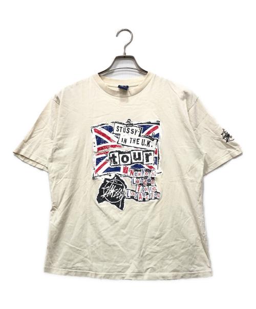 stussy（ステューシー）stussy (ステューシー) ピストルズ プリントTシャツ アイボリー サイズ:Mの古着・服飾アイテム