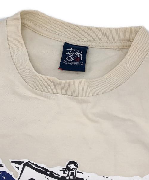 stussy（ステューシー）stussy (ステューシー) ピストルズ プリントTシャツ アイボリー サイズ:Mの古着・服飾アイテム