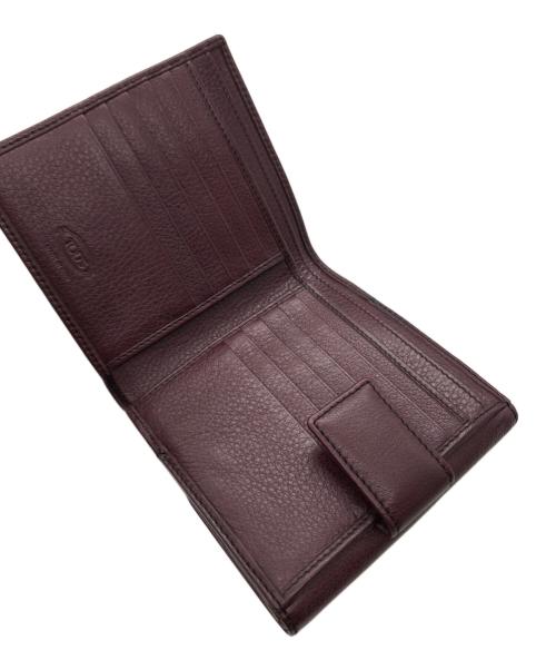 TOD'S（トッズ）TOD'S (トッズ) 2つ折り財布 ボルドー サイズ:下記参照の古着・服飾アイテム
