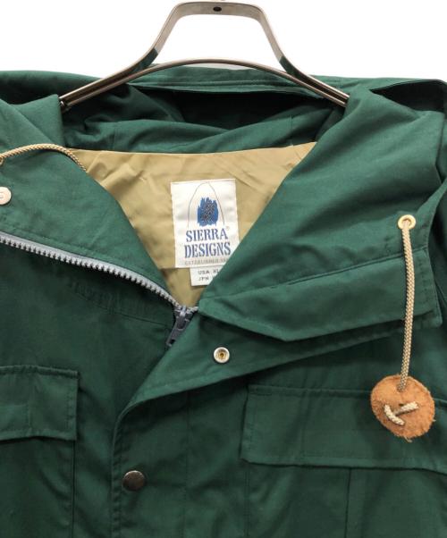 SIERRA DESIGNS（シエラデザインズ）SIERRA DESIGNS (シエラデザインズ) 65/35クロス マウンテントレイルパーカー グリーン サイズ:ＸＸＬの古着・服飾アイテム