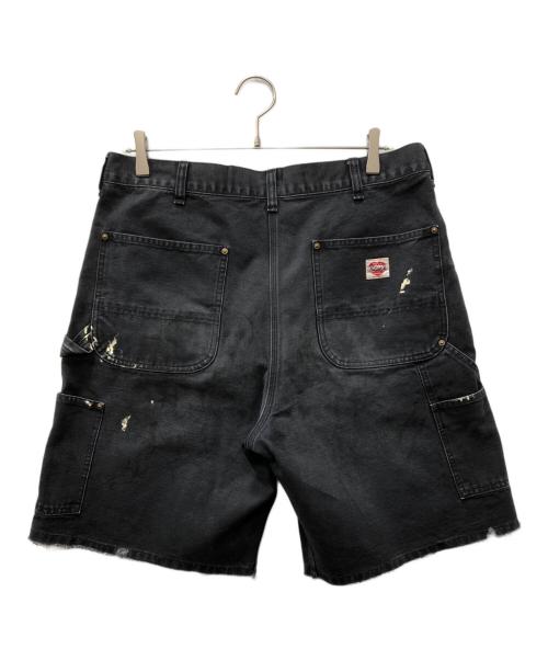 SAINT MICHAEL（セントマイケル）SAINT MICHAEL (セントマイケル) DOUBLE KNEE SHORTS グレー サイズ:ｍの古着・服飾アイテム