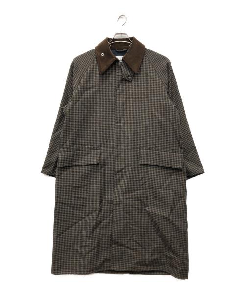Barbour（バブアー）Barbour (バブアー) JOURNAL STANDARD (ジャーナルスタンダード) 別注OS OVERSIZED BURGHLEY WOOL ブラウン サイズ:38の古着・服飾アイテム