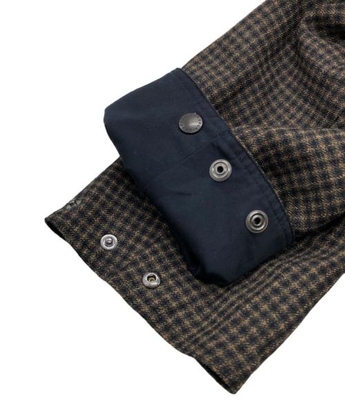 Barbour（バブアー）Barbour (バブアー) JOURNAL STANDARD (ジャーナルスタンダード) 別注OS OVERSIZED BURGHLEY WOOL ブラウン サイズ:38の古着・服飾アイテム