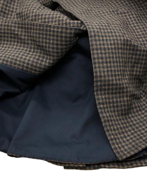 Barbour（バブアー）Barbour (バブアー) JOURNAL STANDARD (ジャーナルスタンダード) 別注OS OVERSIZED BURGHLEY WOOL ブラウン サイズ:38の古着・服飾アイテム