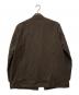MARKA (マーカ) LAPELLESS SHIRT JACKET ブラウン サイズ:1：13000円