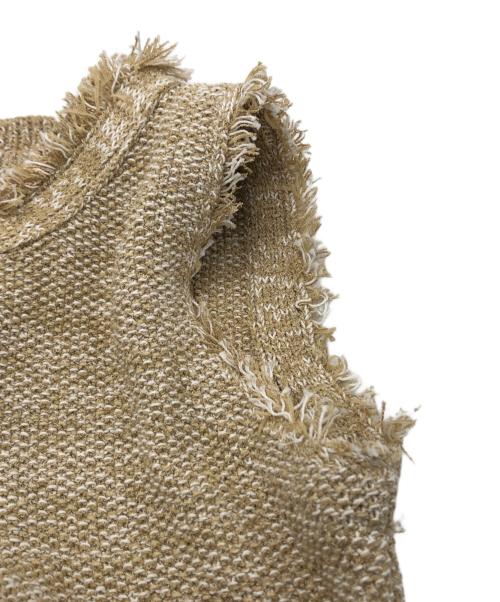 anuans（アニュアンス）anuans (アニュアンス) カールヤーンツィードセットアップ イエロー サイズ:S 未使用品の古着・服飾アイテム