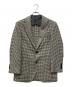 Brilla per il gusto（ブリッラ ペル イルグースト）の古着「Ermenegildo Zegna カシミヤリネン ハウンドトゥース ジャケット」｜グレー