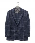 Brilla per il gustoブリッラ ペル イルグースト）の古着「FERLA ミックスファブリック ウインドーペーン ジャケット」｜ネイビー