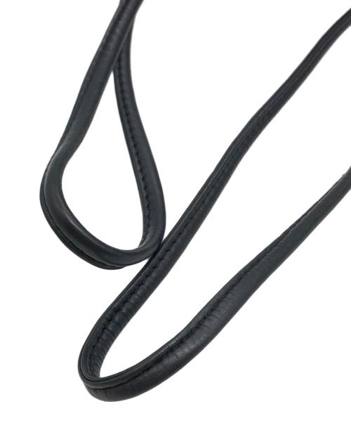 marimekko（マリメッコ）marimekko (マリメッコ) レザー巾着 ブラック サイズ:下記参照の古着・服飾アイテム