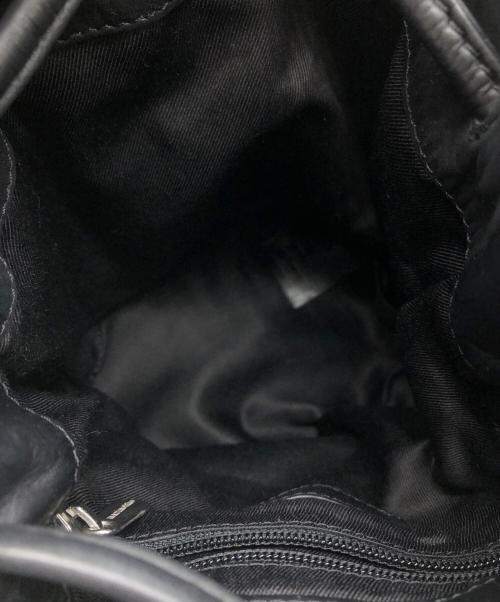 marimekko（マリメッコ）marimekko (マリメッコ) レザー巾着 ブラック サイズ:下記参照の古着・服飾アイテム