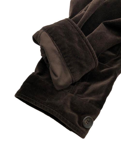 J.S HOMESTEAD（ジャーナルスタンダード ホームステッド）J.S HOMESTEAD (ジャーナルスタンダード ホームステッド) ベルベティーン ファティーグ シャツ ブラウン サイズ:Lの古着・服飾アイテム