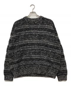 STUSSY ROLL V NECK SWEATER BLACK ステューシー Roll V Neck Sweater – Black | Tops & Knits | Stüssy Japan