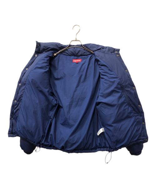 SUPREME（シュプリーム）Supreme (シュプリーム) Glitter Yoke Down Puffer Jacke ブルー サイズ:SIZE Mの古着・服飾アイテム
