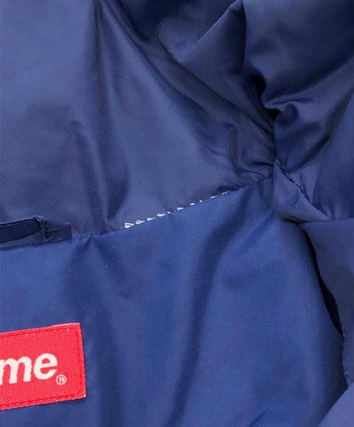 SUPREME（シュプリーム）Supreme (シュプリーム) Glitter Yoke Down Puffer Jacke ブルー サイズ:SIZE Mの古着・服飾アイテム