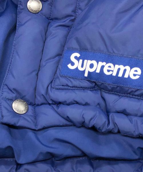 SUPREME（シュプリーム）Supreme (シュプリーム) Glitter Yoke Down Puffer Jacke ブルー サイズ:SIZE Mの古着・服飾アイテム