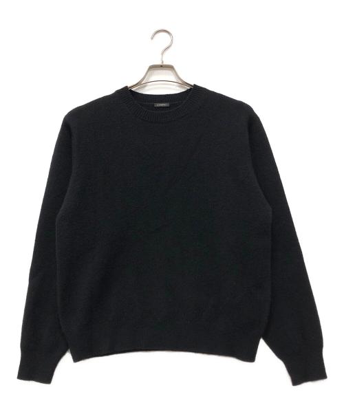 COMOLI（コモリ）COMOLI (コモリ) ラムズウール クルーネック ブラック サイズ:3の古着・服飾アイテム