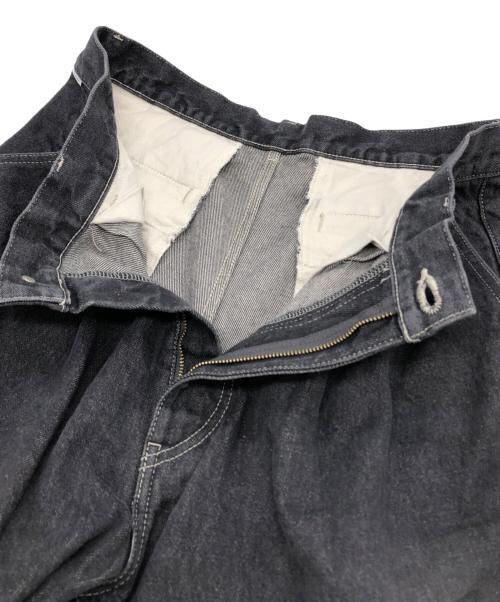 Graphpaper（グラフペーパー）Graphpaper (グラフペーパー) Gray Tone Denim TwoTuck Pants グレー サイズ:3の古着・服飾アイテム