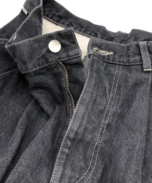 Graphpaper（グラフペーパー）Graphpaper (グラフペーパー) Gray Tone Denim TwoTuck Pants グレー サイズ:3の古着・服飾アイテム