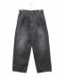 Graphpaper（グラフペーパー）の古着「Gray Tone Denim TwoTuck Pants」｜グレー
