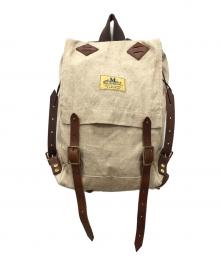 SEIL MARSCHALL（セイルマーシャル）の古着「キャンバスリュック」｜ベージュ×ブラウン