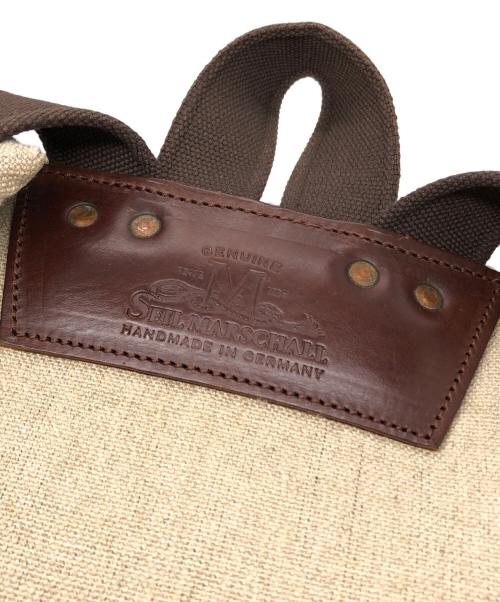 SEIL MARSCHALL（セイルマーシャル）SEIL MARSCHALL (セイルマーシャル) キャンバスリュック ベージュ×ブラウン サイズ:下記参照の古着・服飾アイテム