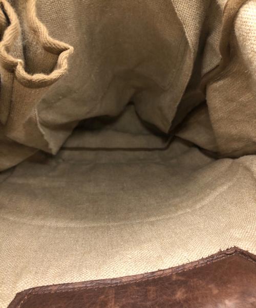 SEIL MARSCHALL（セイルマーシャル）SEIL MARSCHALL (セイルマーシャル) キャンバスリュック ベージュ×ブラウン サイズ:下記参照の古着・服飾アイテム