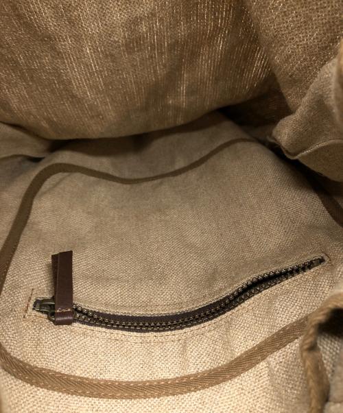 SEIL MARSCHALL（セイルマーシャル）SEIL MARSCHALL (セイルマーシャル) キャンバスリュック ベージュ×ブラウン サイズ:下記参照の古着・服飾アイテム