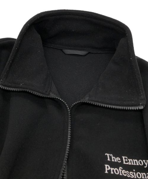 The Ennoy Professional（ザ エンノイ プロフェッショナル）THE ENNOY PROFESSIONAL (ザ エンノイ プロフェッショナル) PROFESSIONAL FLEECE JACKET ブラック サイズ:Mの古着・服飾アイテム