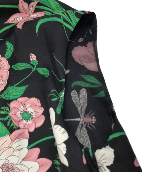 GUCCI（グッチ）GUCCI (グッチ) sleeveless floral tunic top ブラック サイズ:38の古着・服飾アイテム