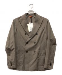 BARENA（バレナ）の古着「ウールトロピカルダブルジャケット」｜ブラウン