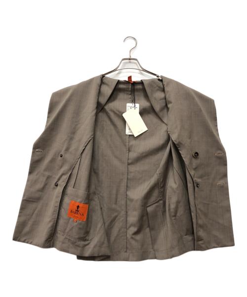 BARENA（バレナ）BARENA (バレナ) ウールトロピカルダブルジャケット ブラウン サイズ:46 未使用品の古着・服飾アイテム