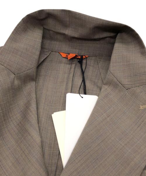 BARENA（バレナ）BARENA (バレナ) ウールトロピカルダブルジャケット ブラウン サイズ:46 未使用品の古着・服飾アイテム