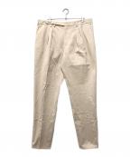 BRUNELLO CUCINELLIブルネロクチネリ）の古着「クロップドスラックスパンツ」｜ブラウン